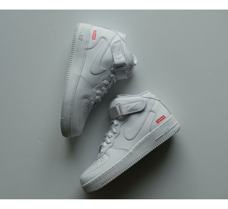 Supreme Nike Af1 Mid Air Force 1 Sp Shoes Mens Sz 9 Womens