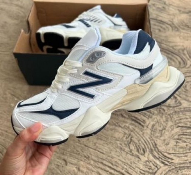 Newbalance 9060 Navy White Running Shoes