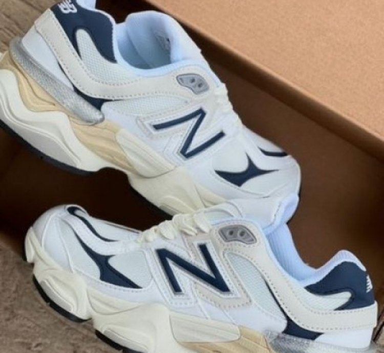 Newbalance 9060 Navy White Running Shoes