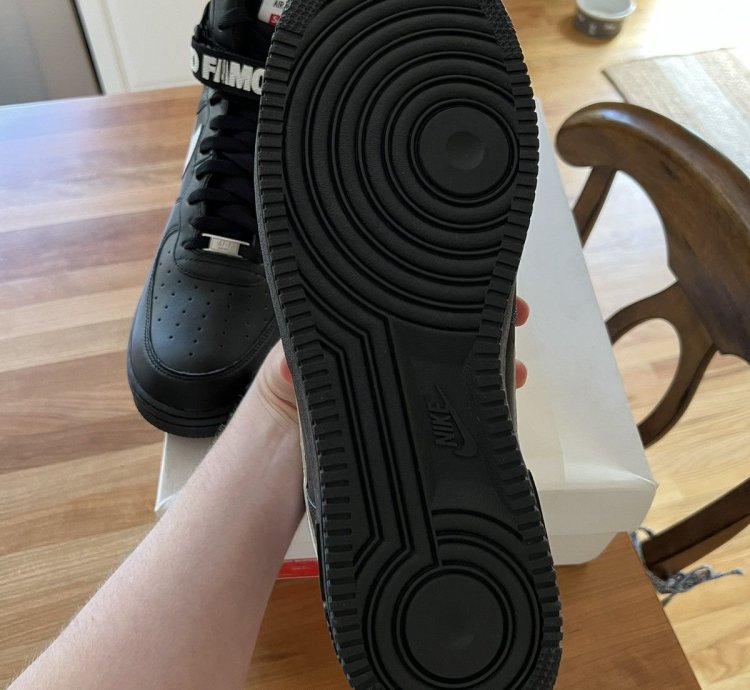 Supreme Nike Air Force 1 High World Famous Black