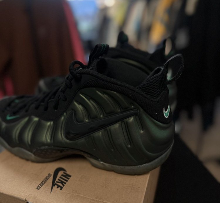 Nike Foamposite 2011 Pine Green Og Classic 624041-301