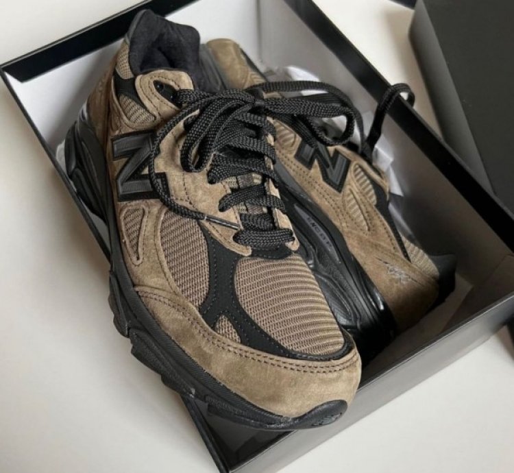 Newbalance 990v3 Jjjjound Brown Black Running Shoes