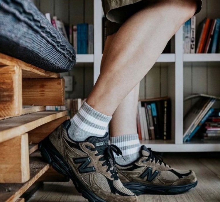 Newbalance 990v3 Jjjjound Brown Black Running Shoes