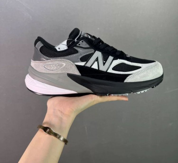 Newbalance 990v6 Black White Running Shoes