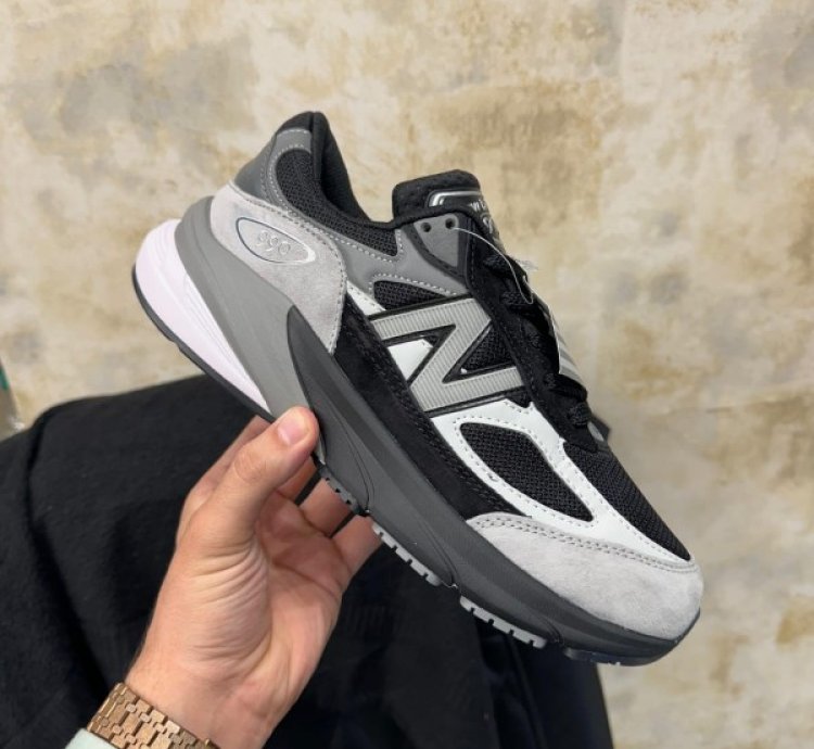 Newbalance 990v6 Black White Running Shoes