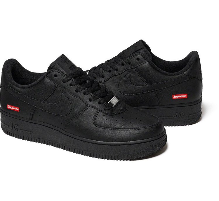 Supreme Nike Air Force 1 Low Black Size 5