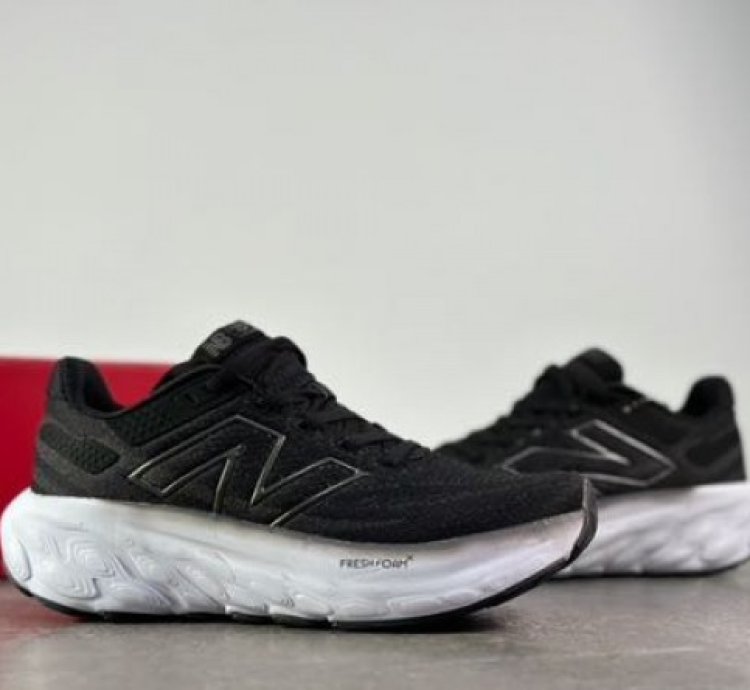 Newbalance Fresh Foam 1080v13 Black White Running Shoes