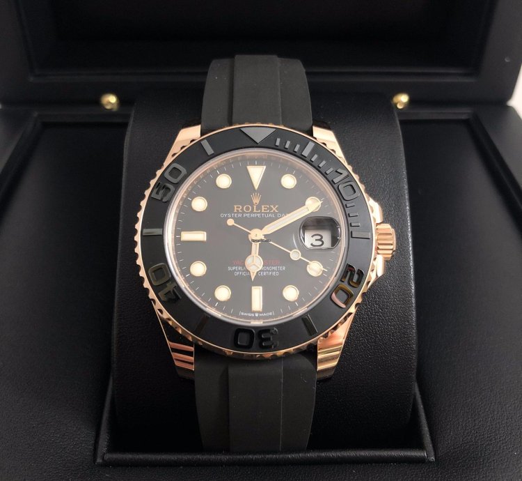 Rolex Yacht-master 37 Basel One Yacht-master 268655 Rubber Rose Gold 37mm