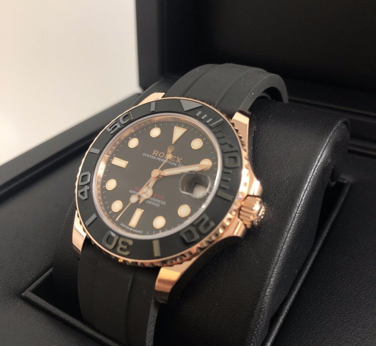 Rolex Yacht-master 37 Basel One Yacht-master 268655 Rubber Rose Gold 37mm