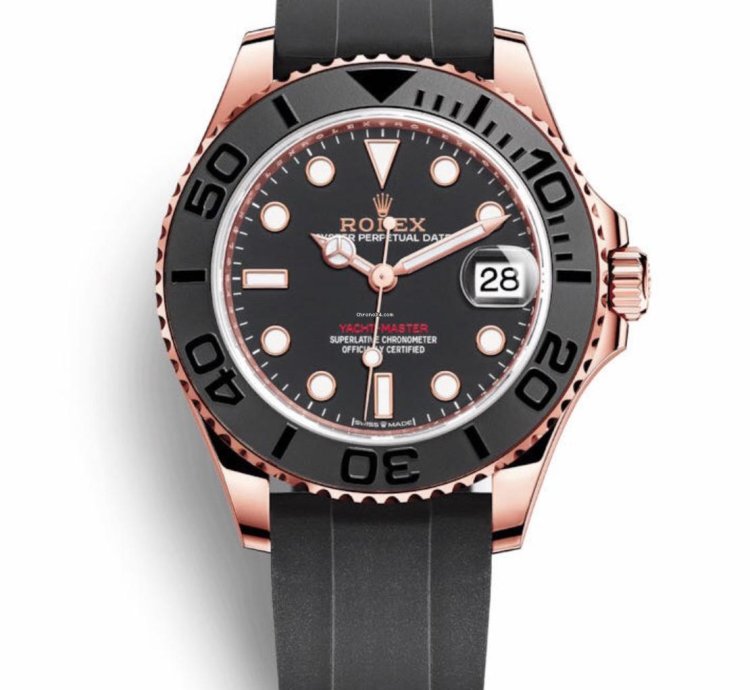 Rolex Yacht-master 37 Basel One Yacht-master 268655 Rubber Rose Gold 37mm