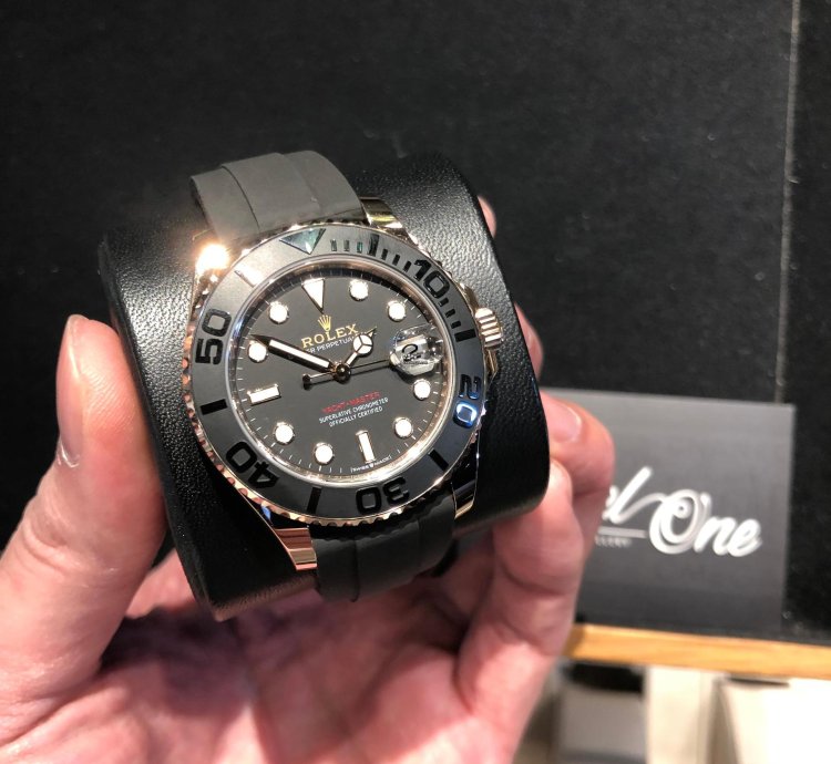 Rolex Yacht-master 37 Basel One Yacht-master 268655 Rubber Rose Gold 37mm