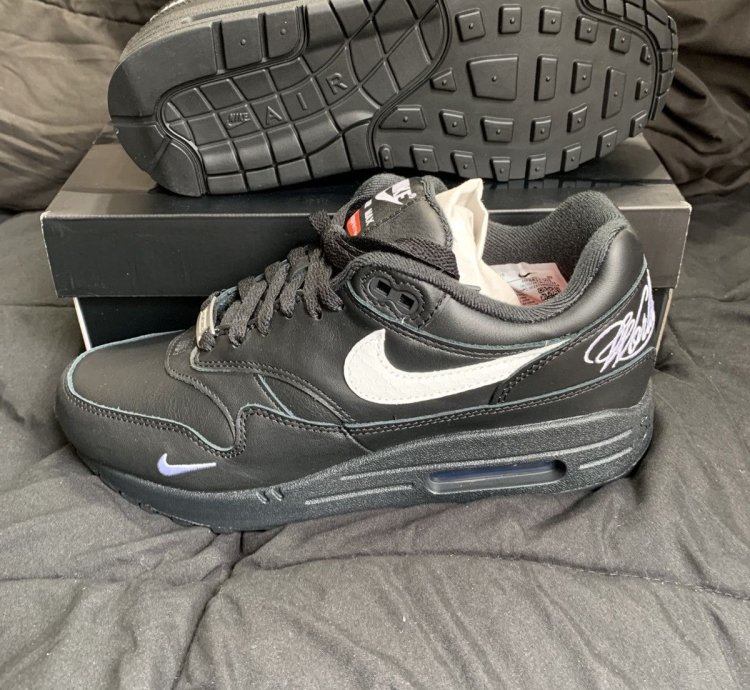 Supreme Nike Air Max 1 87 Sp Black White - Size 7
