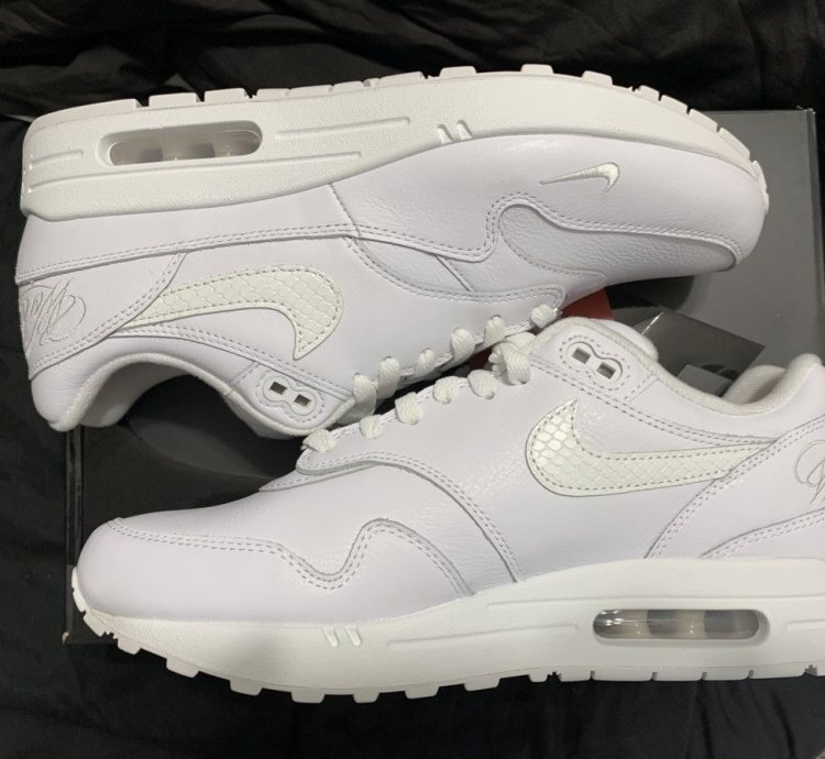 Supreme Nike Air Max 1 87 Sp Triple White - Size 9
