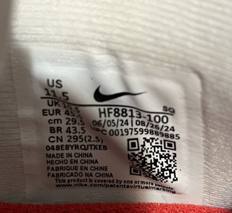 Supreme Nike Air Max 1 87 Sp White Size 11 5 Ss 25