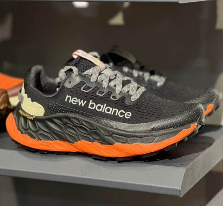 Newbalance Fresh Foam X More Trail V3 Black Orange Running Shoes