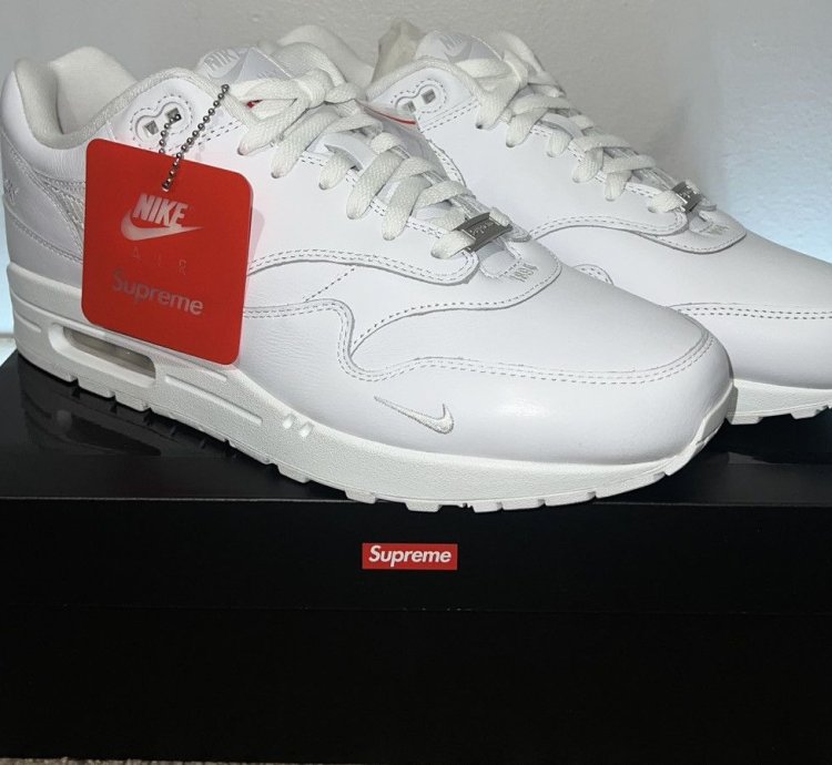 Supreme Nike Air Max 1 87 Sp White Size 11 5 Ss 25