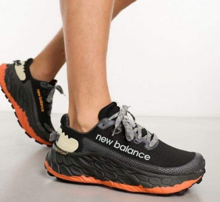 Newbalance Fresh Foam X More Trail V3 Black Orange Running Shoes