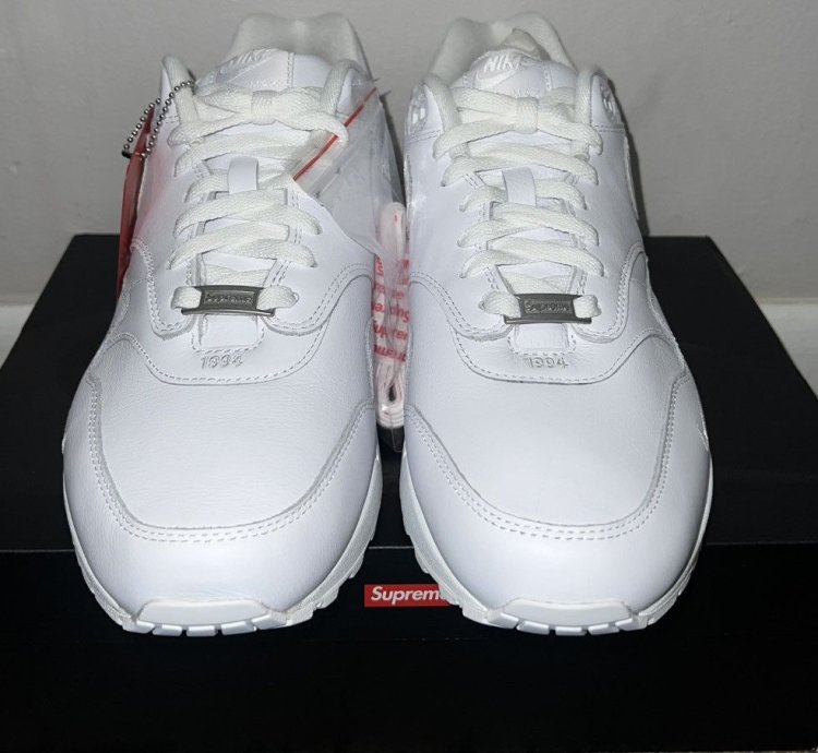 Supreme Nike Air Max 1 87 Sp White Size 11 5 Ss 25