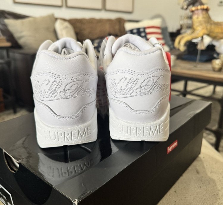Supreme Nike Air Max 1 White ss25