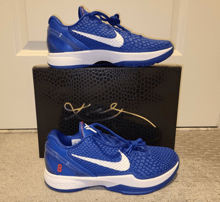Nike Kobe 6 Protro La Dodgers Game Royal Blue Size 11 New
