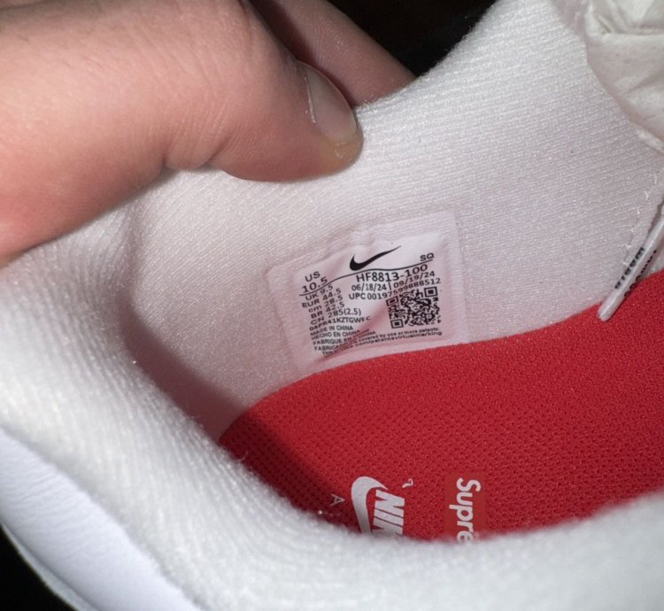 Supreme Nike Air Max 1 White ss25