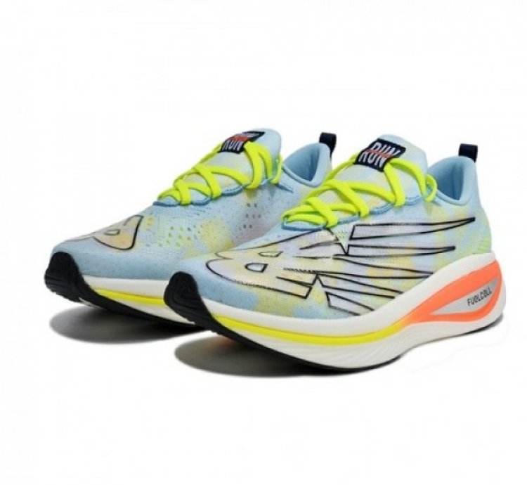 Newbalance Fuel Cell V3 Light Blue Running Shoes