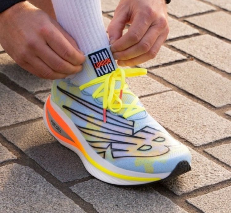 Newbalance Fuel Cell V3 Light Blue Running Shoes