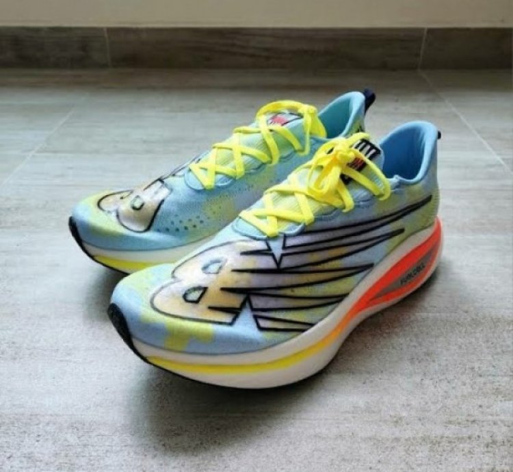 Newbalance Fuel Cell V3 Light Blue Running Shoes