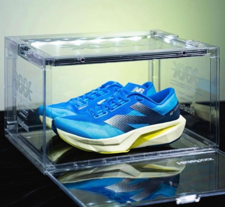 Newbalance Fuelcell Sc Rebel V4 Blue Running Shoes