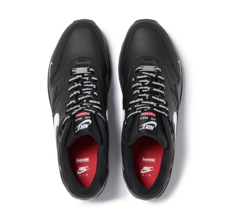 Supreme Nike Black Air Max 1 World Famous