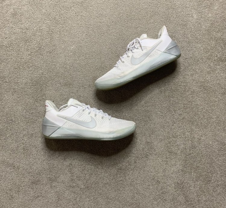 Nike Kobe Bryant White Chrome Men Shoes