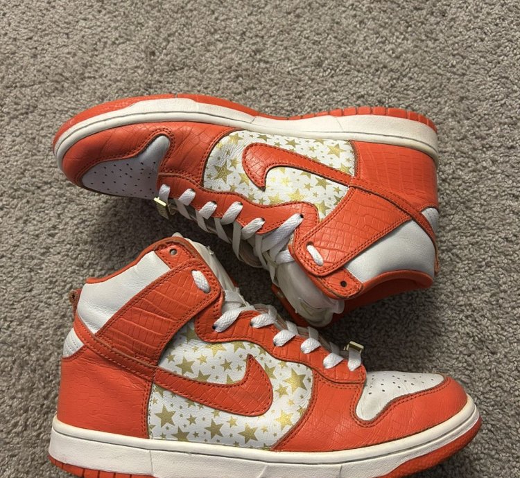 Supreme Nike Dunk High Pro Sb Orange Size 9 5