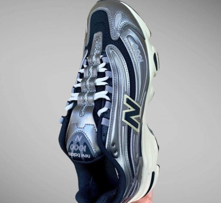 Newbalance M1000 Silver Metallic Running Shoes
