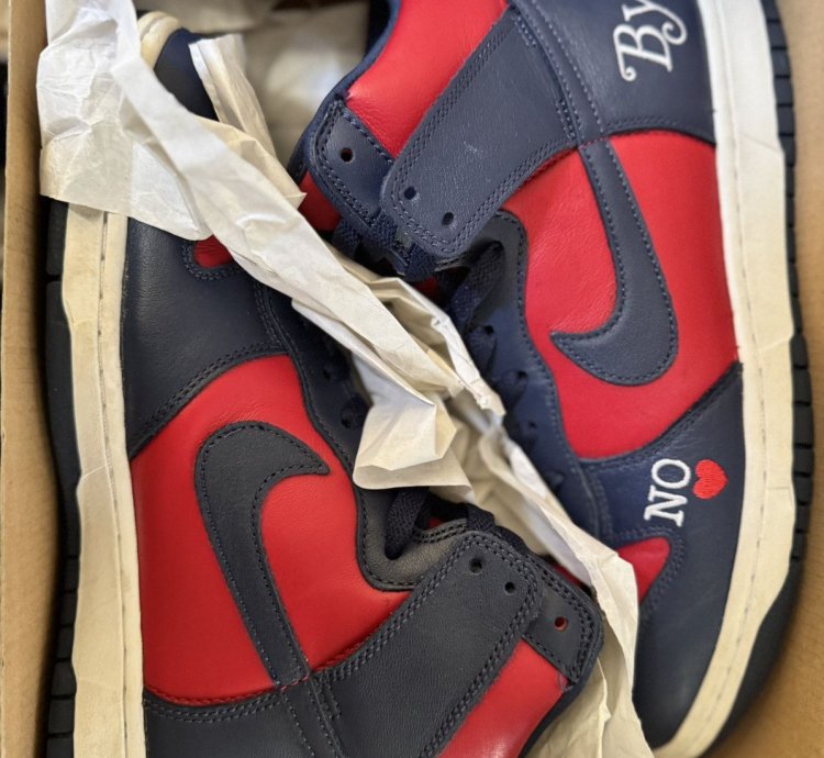Supreme Nike Dunk High Sb By Any Means