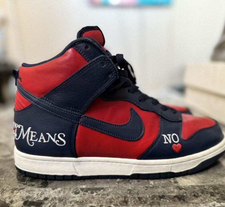 Supreme Nike Dunk High Sb By Any Means