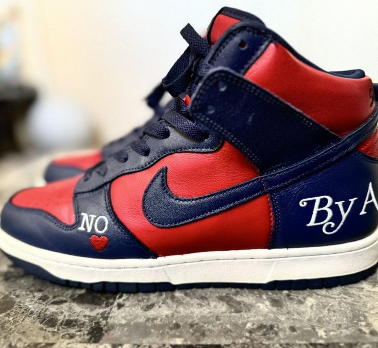 Supreme Nike Dunk High Sb By Any Means
