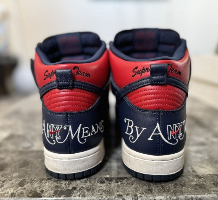 Supreme Nike Dunk High Sb By Any Means