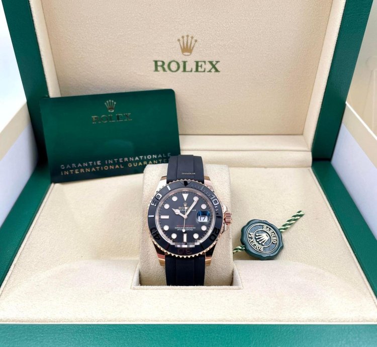 Rolex Yacht-master 40 126655 40mm Rose Gold Oysterflex Unworn 2023