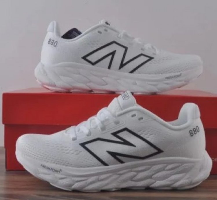Newbalance Nb Fresh Foam 880 White Running Shoes