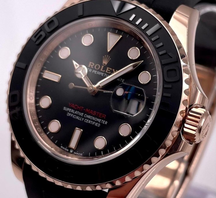 Rolex Yacht-master 40 126655 40mm Rose Gold Oysterflex Unworn 2023