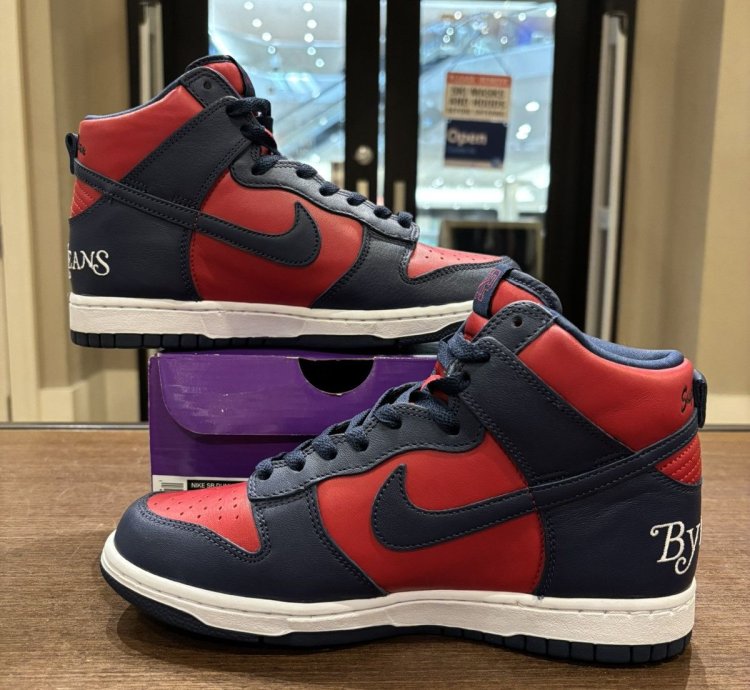 Supreme Nike Dunk Sb High By Any Means Blue