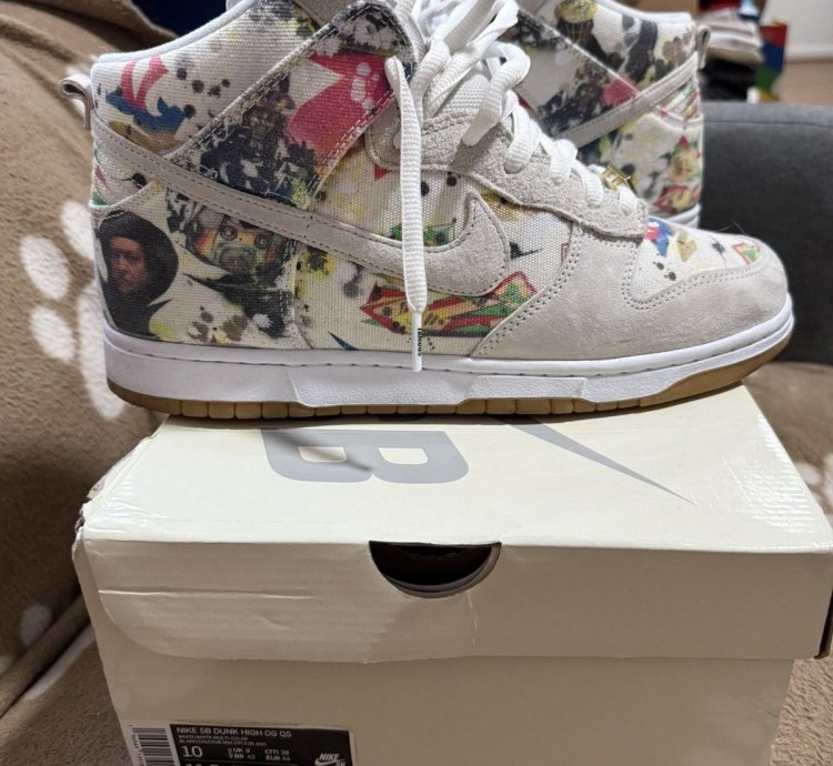 Supreme Nike Dunk Sb High Rammellzee
