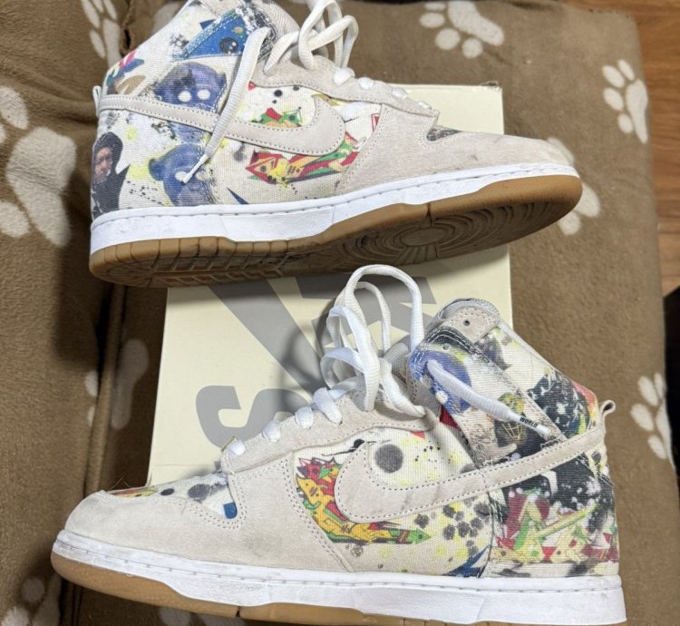Supreme Nike Dunk Sb High Rammellzee