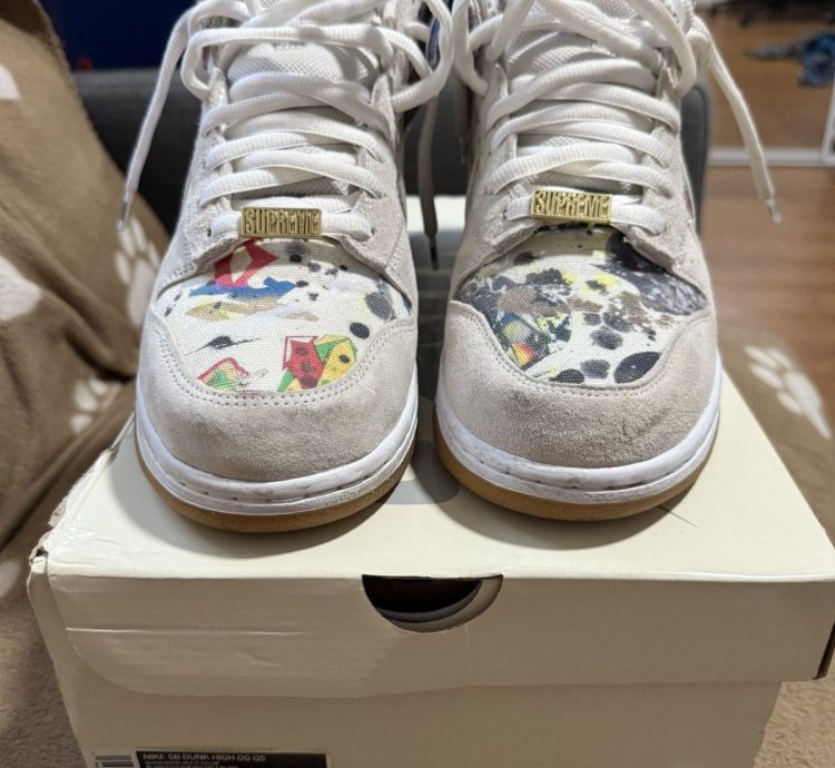 Supreme Nike Dunk Sb High Rammellzee