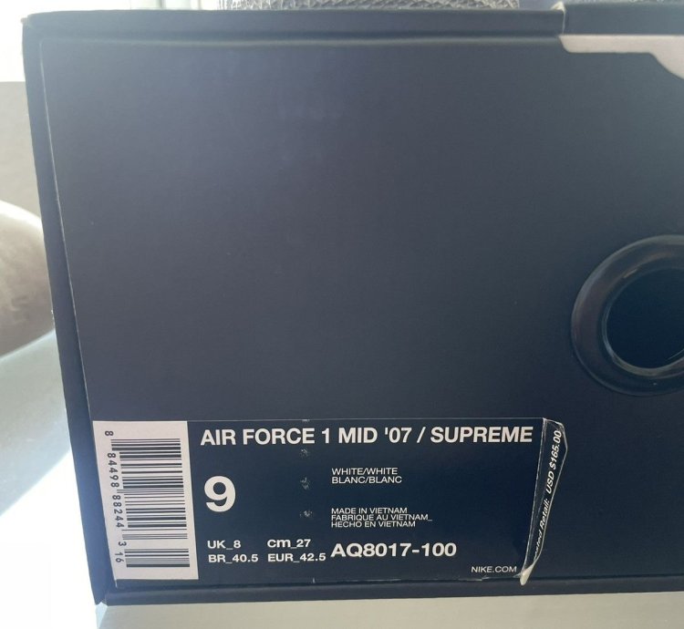 Supreme Nike Nba Air Force 1 Mid