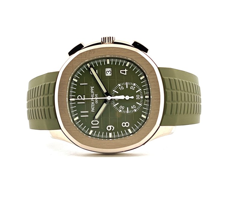 Patek Philippe Aquanaut 5968g-010 Chronograph 42 Mm Very Good Condt Full Set Germany 2023