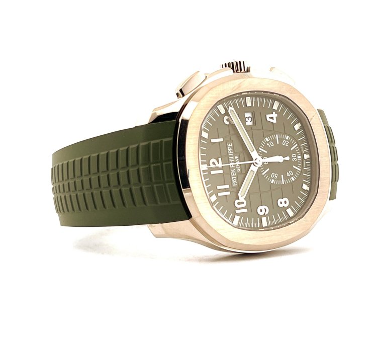 Patek Philippe Aquanaut 5968g-010 Chronograph 42 Mm Very Good Condt Full Set Germany 2023