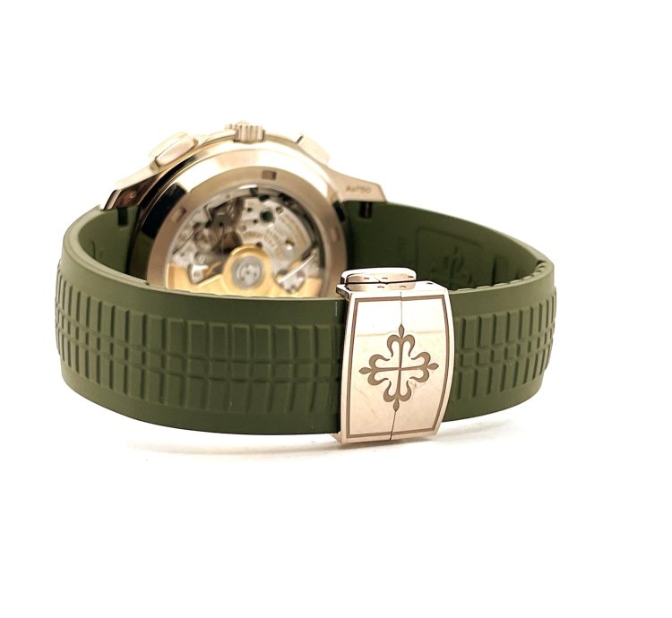 Patek Philippe Aquanaut 5968g-010 Chronograph 42 Mm Very Good Condt Full Set Germany 2023