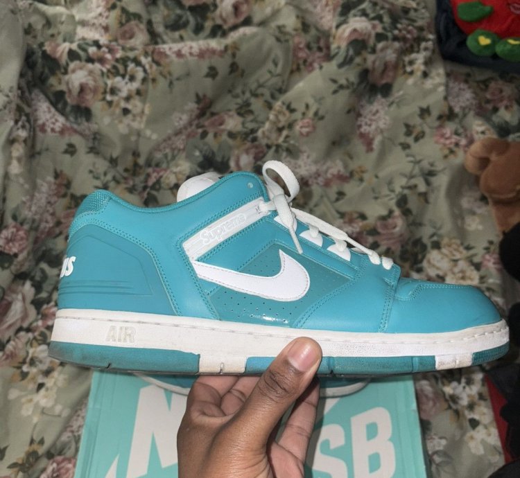 Supreme Nike Sb Af2 Low Teal