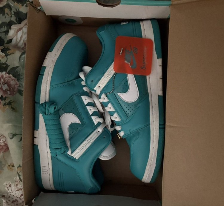 Supreme Nike Sb Af2 Low Teal